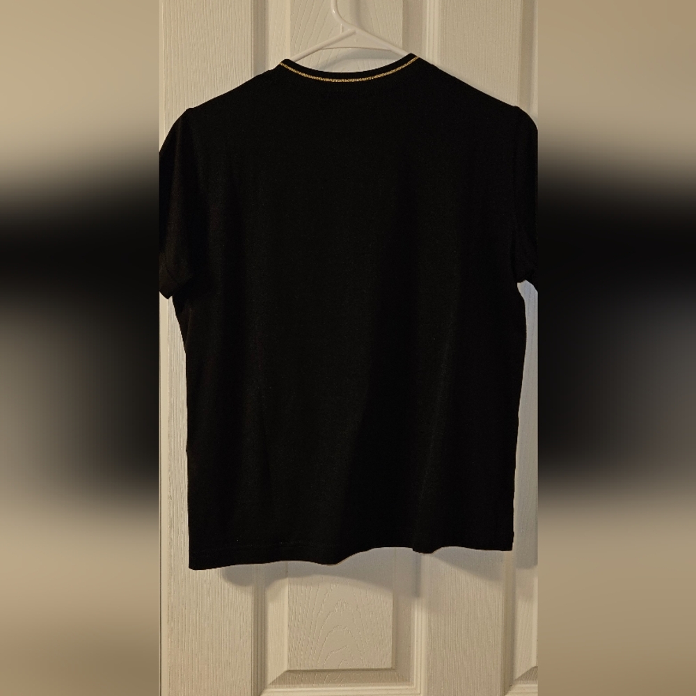 Versace Jeans CoutureMetallic Logo T-Shirt - Picture 6 of 10